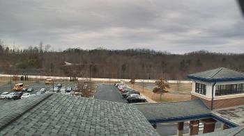 Weather camera view of Wrigley Elementary School.