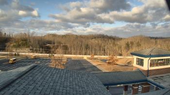 Weather camera view of Wrigley Elementary School.