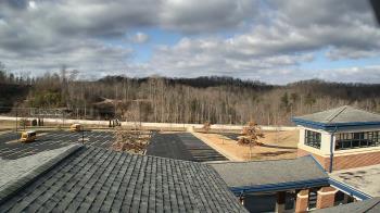 Weather camera view of Wrigley Elementary School.