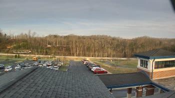 Weather camera view of Wrigley Elementary School.