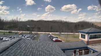 Weather camera view of Wrigley Elementary School.