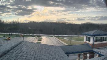 Weather camera view of Wrigley Elementary School.