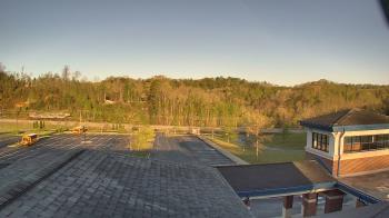 Weather camera view of Wrigley Elementary School.