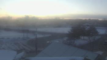 Weather camera view of Waterville Senior High School.
