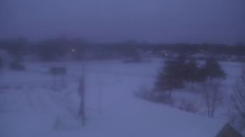 Weather camera view of Waterville Senior High School.
