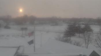 Weather camera view of Waterville Senior High School.