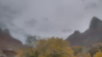 Weather camera view of Zion Canyon Village.