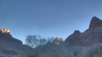 Weather camera view of Zion Canyon Village.