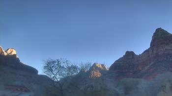 Weather camera view of Zion Canyon Village.