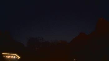 Weather camera view of Zion Canyon Village.