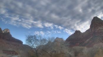 Weather camera view of Zion Canyon Village.