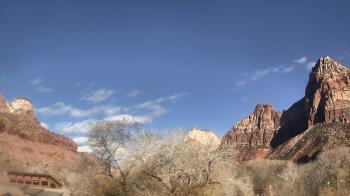 Weather camera view of Zion Canyon Village.