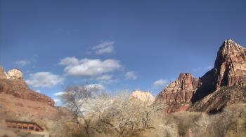 Weather camera view of Zion Canyon Village.