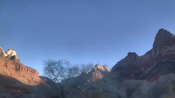 Weather camera view of Zion Canyon Village.