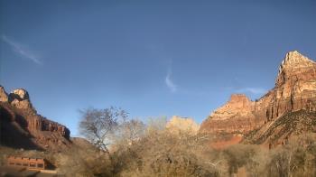 Weather camera view of Zion Canyon Village.