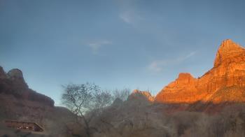 Weather camera view of Zion Canyon Village.