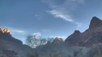 Weather camera view of Zion Canyon Village.