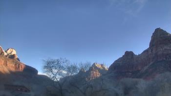 Weather camera view of Zion Canyon Village.