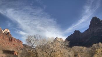 Weather camera view of Zion Canyon Village.