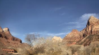 Weather camera view of Zion Canyon Village.