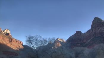 Weather camera view of Zion Canyon Village.