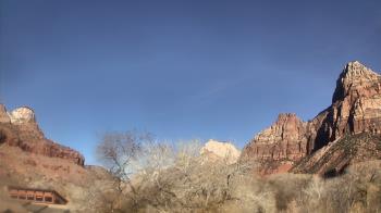 Weather camera view of Zion Canyon Village.
