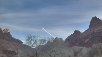 Weather camera view of Zion Canyon Village.