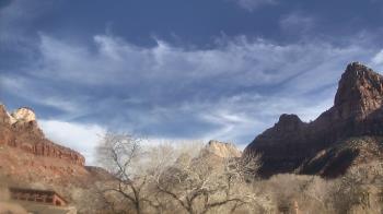 Weather camera view of Zion Canyon Village.