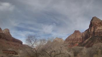 Weather camera view of Zion Canyon Village.