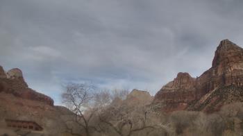 Weather camera view of Zion Canyon Village.