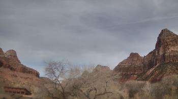 Weather camera view of Zion Canyon Village.