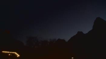 Weather camera view of Zion Canyon Village.
