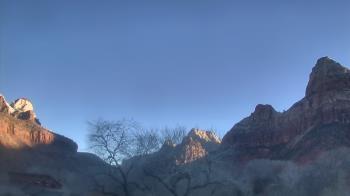 Weather camera view of Zion Canyon Village.