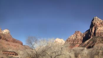 Weather camera view of Zion Canyon Village.