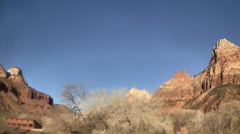 Weather camera view of Zion Canyon Village.