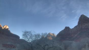 Weather camera view of Zion Canyon Village.