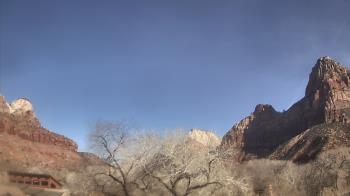 Weather camera view of Zion Canyon Village.