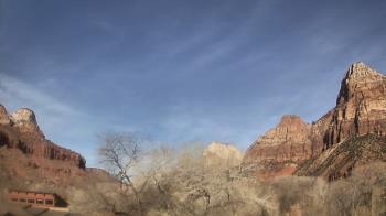Weather camera view of Zion Canyon Village.
