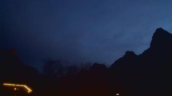 Weather camera view of Zion Canyon Village.