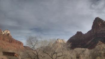 Weather camera view of Zion Canyon Village.