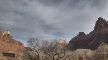 Weather camera view of Zion Canyon Village.