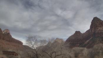 Weather camera view of Zion Canyon Village.
