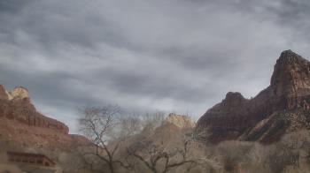 Weather camera view of Zion Canyon Village.