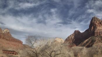 Weather camera view of Zion Canyon Village.