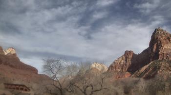 Weather camera view of Zion Canyon Village.