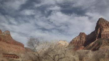 Weather camera view of Zion Canyon Village.
