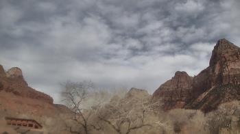 Weather camera view of Zion Canyon Village.