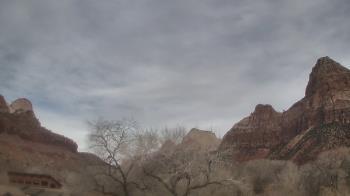 Weather camera view of Zion Canyon Village.