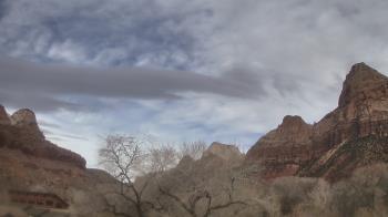 Weather camera view of Zion Canyon Village.