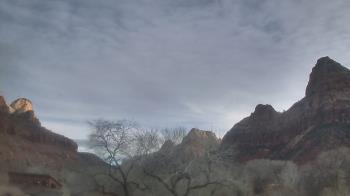 Weather camera view of Zion Canyon Village.